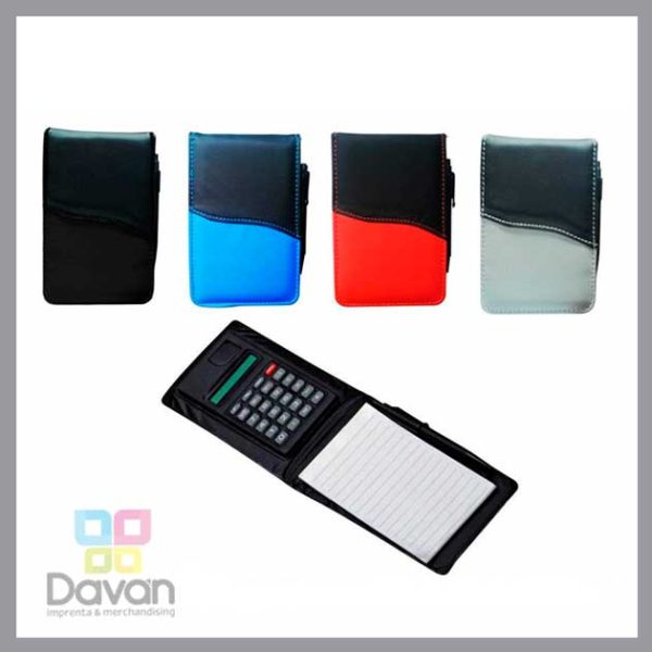 LIBRETA CON CALCULADORA