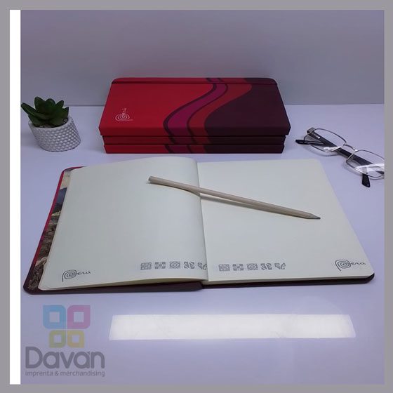 CUADERNOS PUBLICITARIOS TELA