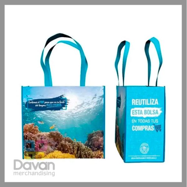 Bolsa de mercado personalizado para empresas ideal para campañas publicitarias , ferias .